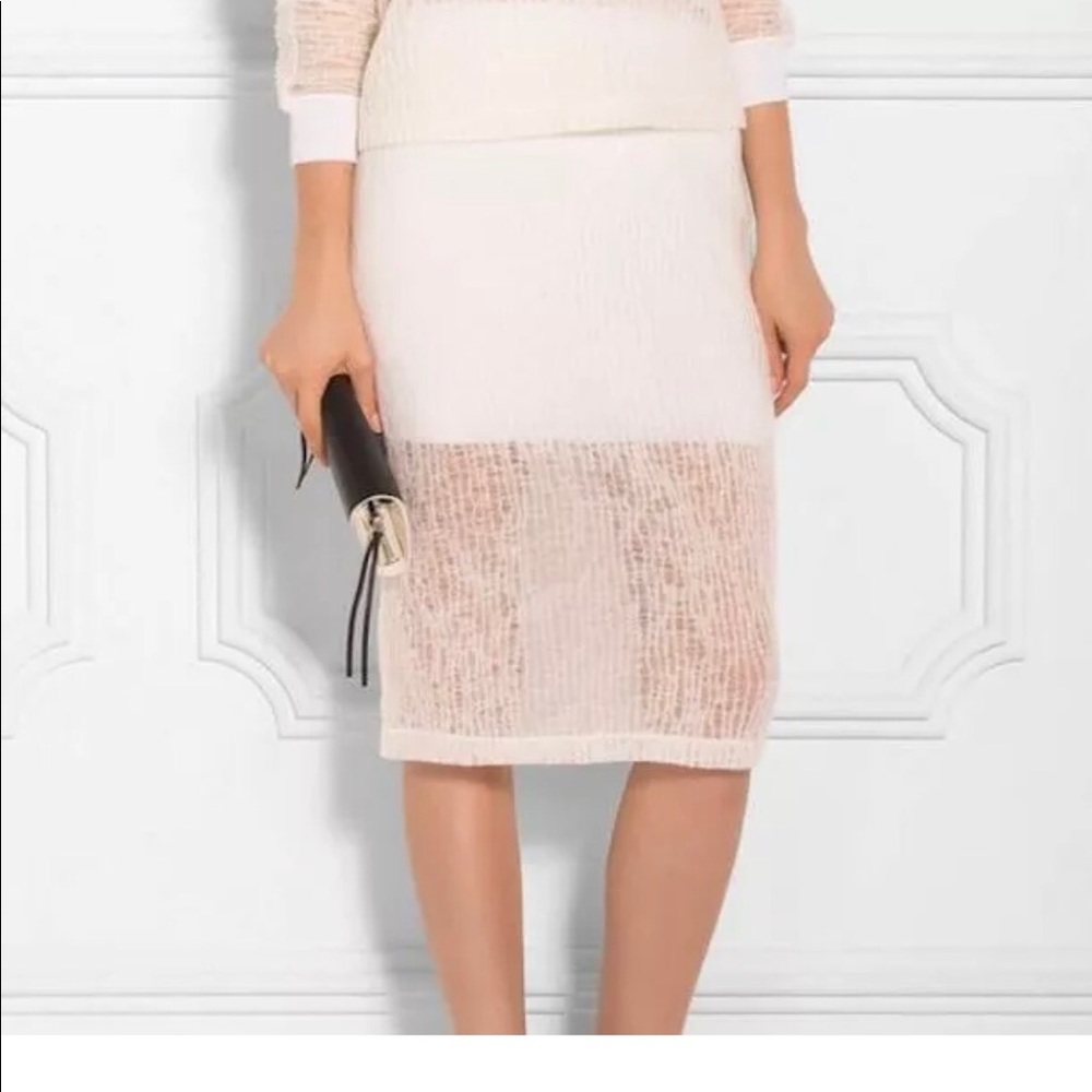 Alexander WANG Wool White Skirt